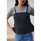 柄BLK5 | ツイードビスチェ | AZUL BY MOUSSY
