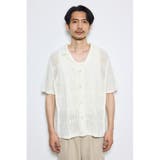 スクエアパターンニットメッシュシャツ | AZUL BY MOUSSY | 詳細画像5 