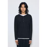 フェイクレイヤードヘンリーネックトップス | AZUL BY MOUSSY | 詳細画像14 