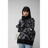 レオパートジャガードニットトップス | AZUL BY MOUSSY | 詳細画像12