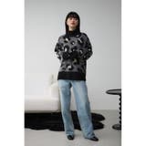レオパートジャガードニットトップス | AZUL BY MOUSSY | 詳細画像14