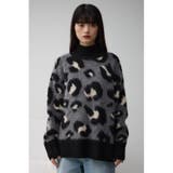 レオパートジャガードニットトップス | AZUL BY MOUSSY | 詳細画像15