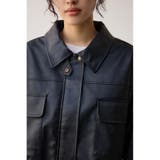 フェイクレザーショートブルゾン | AZUL BY MOUSSY | 詳細画像19