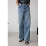 L/BLU1 | AZUL DENIM ハイウエストワイドデニム | AZUL BY MOUSSY