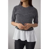 T.GRY | ペプラムインナーセットニット | AZUL BY MOUSSY