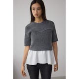 ペプラムインナーセットニット | AZUL BY MOUSSY | 詳細画像27 