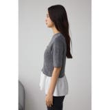 ペプラムインナーセットニット | AZUL BY MOUSSY | 詳細画像30 