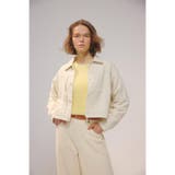 コットンリネンプリーツブルゾン | AZUL BY MOUSSY | 詳細画像1 