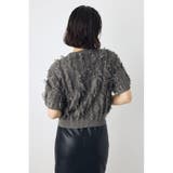 フリンジデザイン5分袖ニットトップス | AZUL BY MOUSSY | 詳細画像23