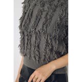 フリンジデザイン5分袖ニットトップス | AZUL BY MOUSSY | 詳細画像27