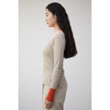 SHEER GLITTER BLOCKNIG KNIT | AZUL BY MOUSSY | 詳細画像26