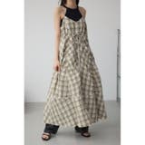 柄WHT5 | チェックキャミソール2WAYワンピース | AZUL BY MOUSSY