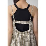 チェックキャミソール2WAYワンピース | AZUL BY MOUSSY | 詳細画像8 