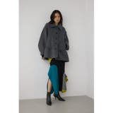 ボリュームスリーブペプラムコート | AZUL BY MOUSSY | 詳細画像17