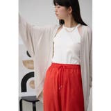 T/Fクリーンクールドルマンカットカーディガン | AZUL BY MOUSSY | 詳細画像22 