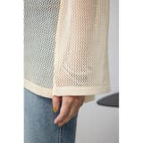 メッシュロゴニット | AZUL BY MOUSSY | 詳細画像10