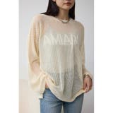 IVOY3 | メッシュロゴニット | AZUL BY MOUSSY