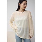 メッシュロゴニット | AZUL BY MOUSSY | 詳細画像2