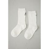 WHT | ワンポイント刺繍ソックス | AZUL BY MOUSSY