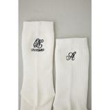 ワンポイント刺繍ソックス | AZUL BY MOUSSY | 詳細画像4