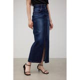 D/BLU3 | AZUL DENIM/ハイウエストスカート | AZUL BY MOUSSY