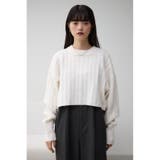 ショートケーブルニットトップス | AZUL BY MOUSSY | 詳細画像4