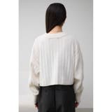 ショートケーブルニットトップス | AZUL BY MOUSSY | 詳細画像6
