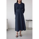 NVY | ウエストタック切り替えフレアワンピース | AZUL BY MOUSSY