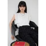 パネルスリーブカットトップス | AZUL BY MOUSSY | 詳細画像3