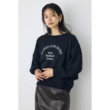 2WAYロゴ裏毛トップス | AZUL BY MOUSSY | 詳細画像1