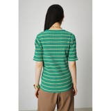 MULTICOLOR BORDER RIB TOPS | AZUL BY MOUSSY | 詳細画像17 