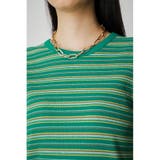MULTICOLOR BORDER RIB TOPS | AZUL BY MOUSSY | 詳細画像18 