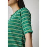 MULTICOLOR BORDER RIB TOPS | AZUL BY MOUSSY | 詳細画像19 