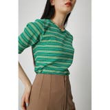 GRN | MULTICOLOR BORDER RIB TOPS | AZUL BY MOUSSY