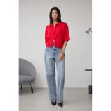 Wジップポロカラーニットカーディガン | AZUL BY MOUSSY | 詳細画像34 