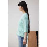 スプリングシャギー5分袖ニット | AZUL BY MOUSSY | 詳細画像15 