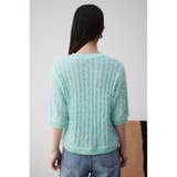 スプリングシャギー5分袖ニット | AZUL BY MOUSSY | 詳細画像16 