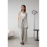 イージーケアリネンライクベルトワイドパンツ | AZUL BY MOUSSY | 詳細画像26 