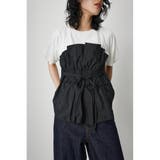 柄BLK5 | BUSTIER LAYERED TOPS Ⅱ | AZUL BY MOUSSY