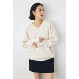 格上げVネックニット | AZUL BY MOUSSY | 詳細画像2 