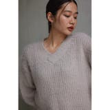 シャギーVネックニットトップス | AZUL BY MOUSSY | 詳細画像19