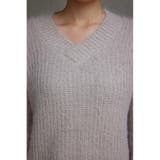 シャギーVネックニットトップス | AZUL BY MOUSSY | 詳細画像25