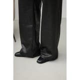 レザーライクリラックスワイドパンツ | AZUL BY MOUSSY | 詳細画像12