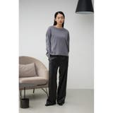 レザーライクリラックスワイドパンツ | AZUL BY MOUSSY | 詳細画像3