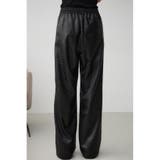 レザーライクリラックスワイドパンツ | AZUL BY MOUSSY | 詳細画像7