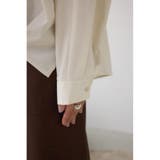 タックヘム長袖コクーンシャツ | AZUL BY MOUSSY | 詳細画像9 