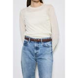 フェイクレザーメッシュベルト | AZUL BY MOUSSY | 詳細画像9 