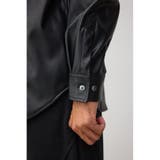 フェイクレザースウィッチングシャツ | AZUL BY MOUSSY | 詳細画像33 