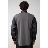 フェイクレザースウィッチングシャツ | AZUL BY MOUSSY | 詳細画像30 