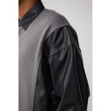 フェイクレザースウィッチングシャツ | AZUL BY MOUSSY | 詳細画像32 